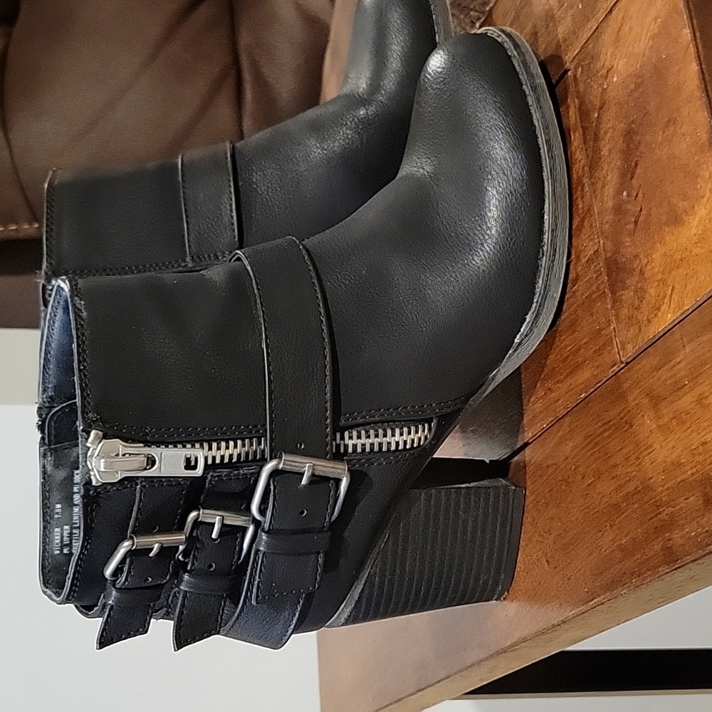 Madden Girl Black Booties